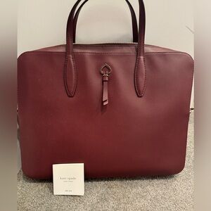 Kate Spade leather laptop bag.